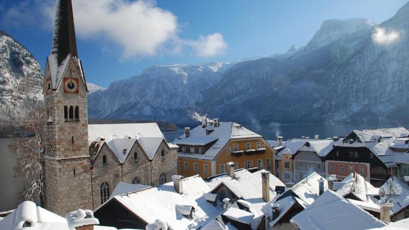 Pension Leopoldine Acomodação com café da manhã Hallstatt Exterior foto