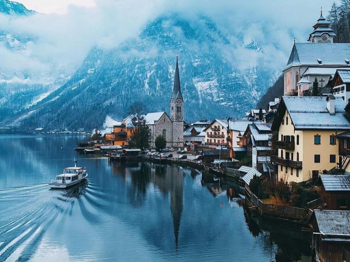 Pension Leopoldine Acomodação com café da manhã Hallstatt Exterior foto